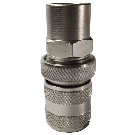 Engate Rápido 1/2' com esfera rosca Fêmea com Trava