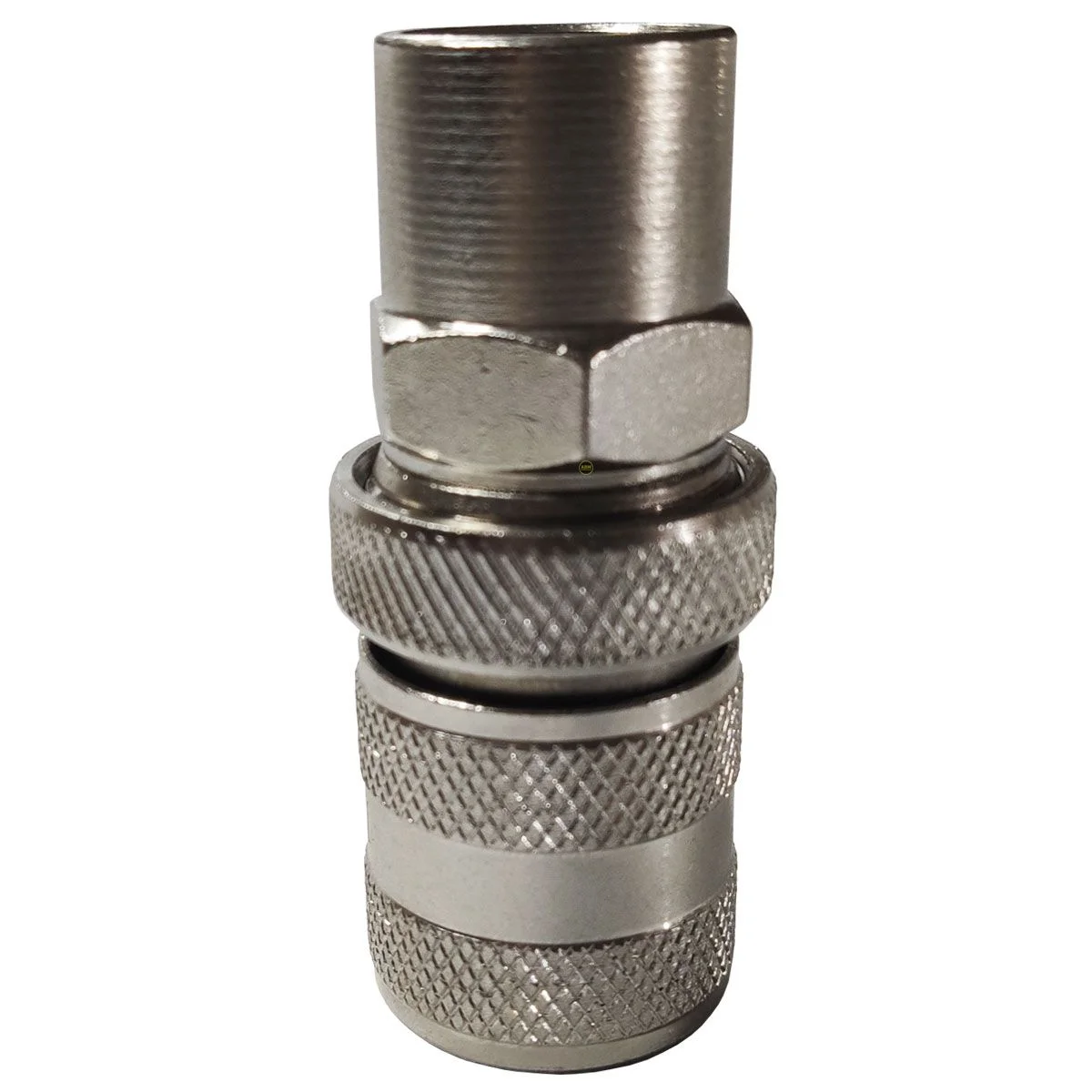 20475452033f5feaa3c.webp Engate Rápido 1/2' com esfera rosca Fêmea com Trava - Imagem 1