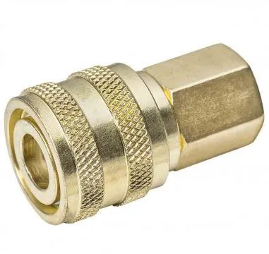 Engate 1/4" - Trava rolete - Aço Niquelado