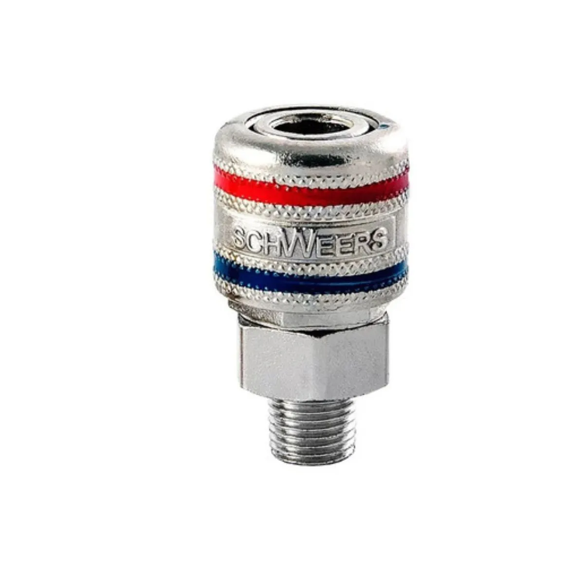 Engate Rápido Para Ar Macho ¼ CRO Schweers - Imagem 1